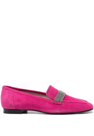 Fabiana Filippi 15mm slip-on suede loafers - Rosa