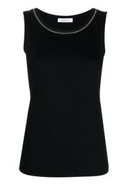 Fabiana Filippi ball-chain trim tank top - Nero