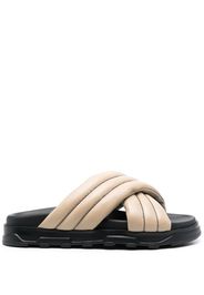 Fabiana Filippi 35mm chunky open-toe slides - Toni neutri