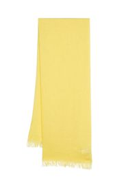 Fabiana Filippi frayed-edge detail scarf - Giallo