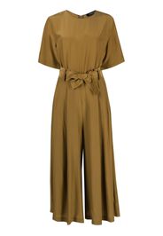 Fabiana Filippi belted cropped jumpsuit - Toni neutri