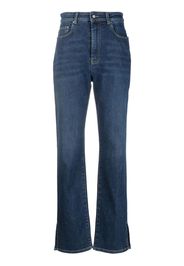 Fabiana Filippi Jeans svasati con spacco laterale - Blu