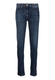 Fabiana Filippi Jeans slim a vita media - Blu