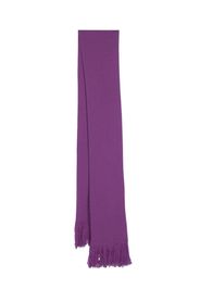 Fabiana Filippi frayed-hem cashmere scarf - Viola