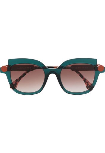 Face À Face SOTSAS 2 oversize-frame sunglasses - Verde