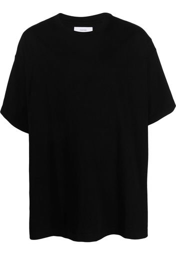 Facetasm T-shirt con dettaglio a righe - Nero