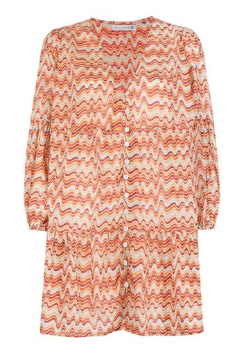 Faithfull the Brand Pauletta Vadella-print mini dress - Arancione