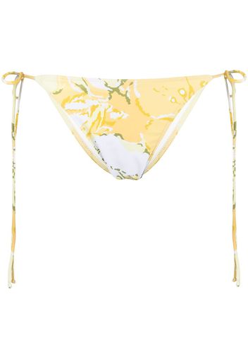 Faithfull the Brand Slip bikini a fiori - Giallo