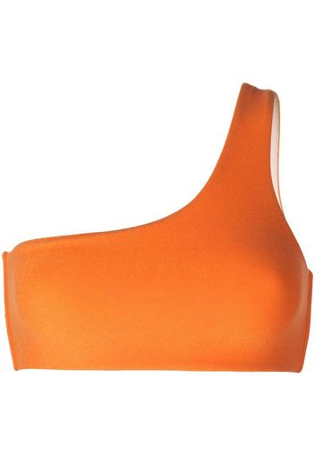 Faithfull the Brand Recoletta one-shoulder bikini top - Arancione