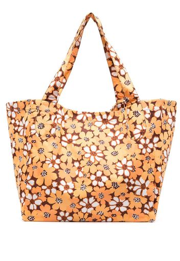 Faithfull the Brand floral-print cotton shoulder bag - Arancione