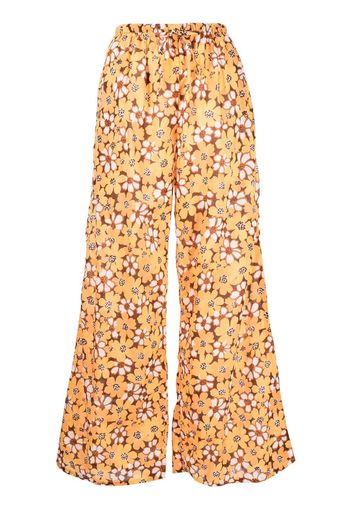 Faithfull the Brand Inez floral-print trousers - Giallo