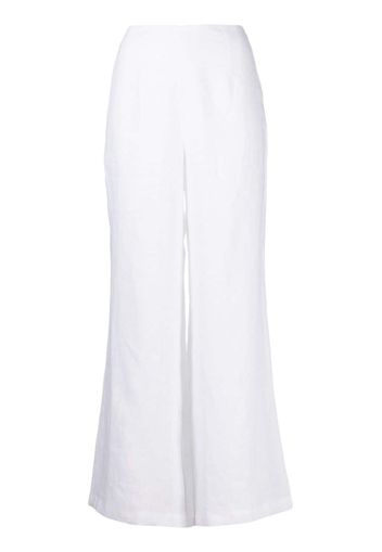 Faithfull the Brand Ottavio flared linen trousers - Bianco