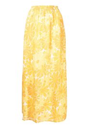 Faithfull the Brand Danita floral-print maxi skirt - Arancione