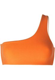 Faithfull the Brand Recoletta one-shoulder bikini top - Arancione