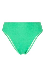 Faithfull the Brand Chania high-waist bikini bottoms - Verde