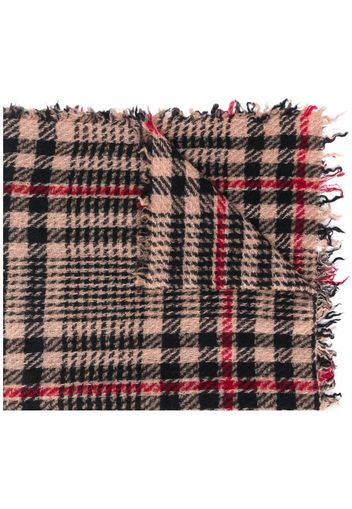 checked pattern scarf