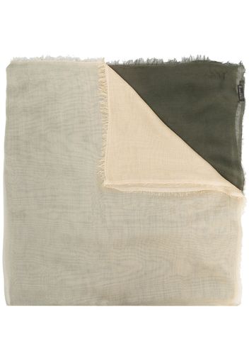 Faliero Sarti fine knit silk-blend scarf - Verde