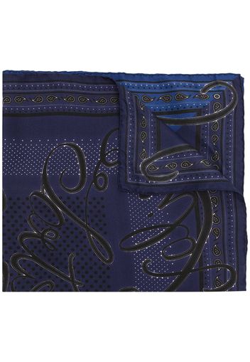 Faliero Sarti Foulard squadrato Monni - Blu