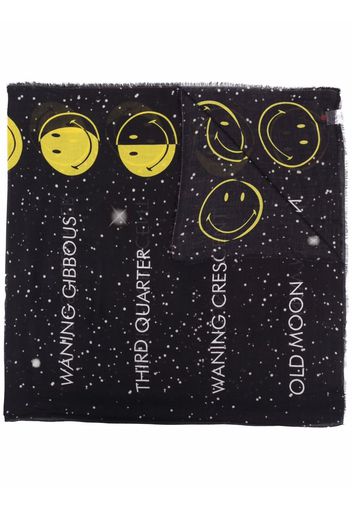 Faliero Sarti Moon graphic-print scarf - Nero