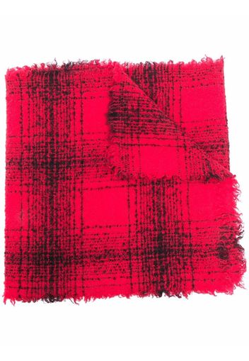 Faliero Sarti frayed-edge scarf - Rosso