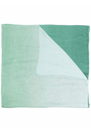 Faliero Sarti ombré-effect scarf - Verde