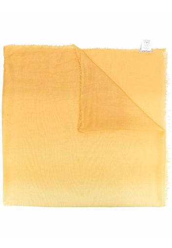 Faliero Sarti fringed-edge scarf - Giallo