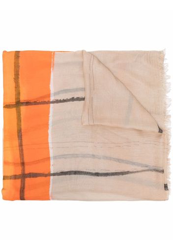 Faliero Sarti patterned knitted scarf - Toni neutri