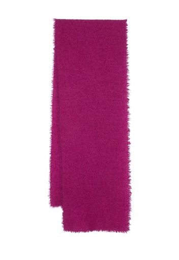 Faliero Sarti brushed knitted scarf - Rosa
