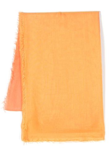 Faliero Sarti gradient silk-modal scarf - Arancione