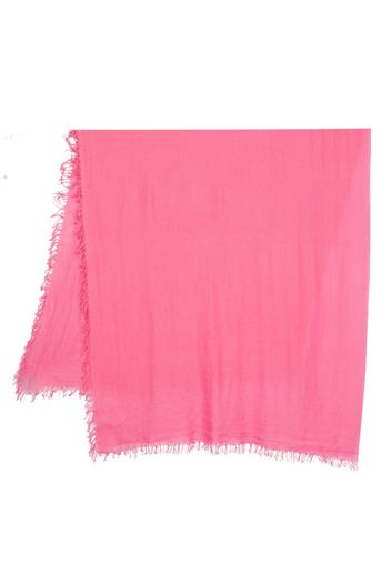 Faliero Sarti frayed-edge cashmere scarf - Rosa