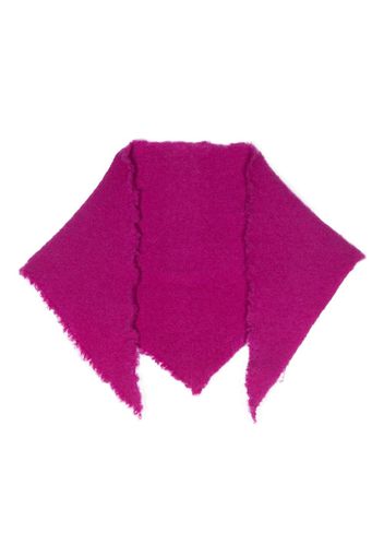 Faliero Sarti Kat frayed scarf - Rosa