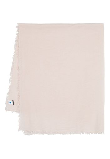 Faliero Sarti frayed fine-knit scarf - Rosa