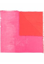 Faliero Sarti gradient-effect cotton-blend scarf - Rosa