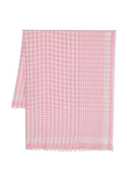 Faliero Sarti check-pattern scarve - Rosa