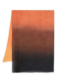 Faliero Sarti Azzurrata gradient-effect scarf - Arancione