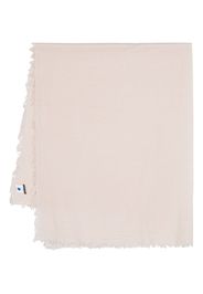 Faliero Sarti frayed fine-knit scarf - Rosa