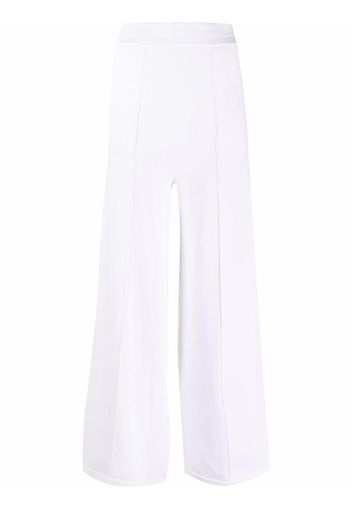 Falke Pantaloni a gamba ampia - Bianco