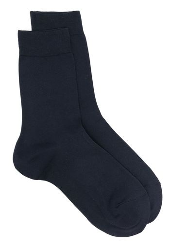 Falke logo-print cotton socks - Blu