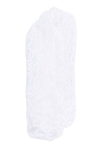 Falke semi-sheer lace socks - Bianco