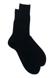 Falke intarsia-knit logo cotton socks - Blu