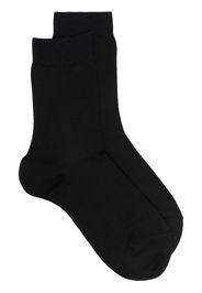 Falke intarsia-knit logo cotton socks - Nero