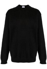 Family First crew-neck drop-shoulder jumper - Nero