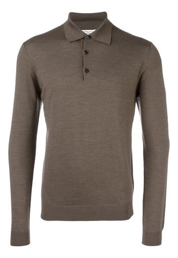 long sleeved polo shirt