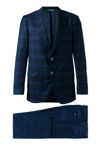 two-piece plaid suit