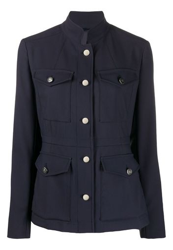 buttoned fitted jacket