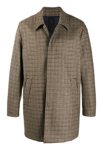 checked coat