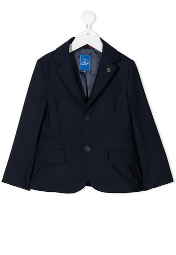 Fay Kids fitted single-breasted blazer - Blu