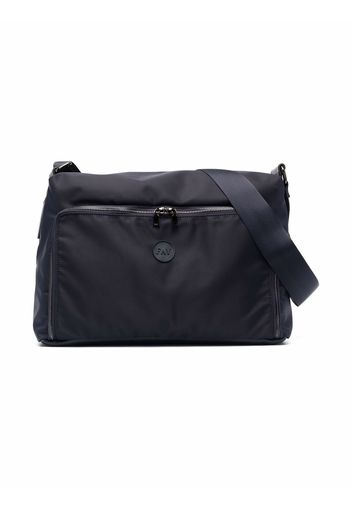 Fay Kids logo patch changing bag - Blu