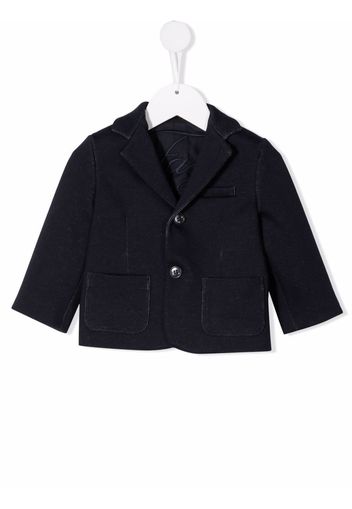 Fay Kids buttoned cotton blazer - Blu