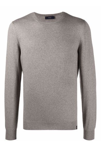 Fay crewneck wool jumper - Toni neutri